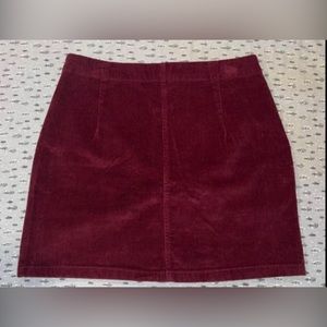 Maroon Skirt